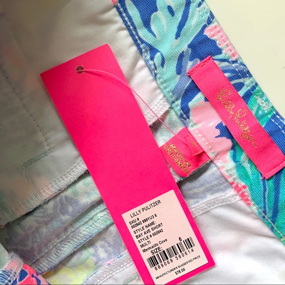 NWT Lilly Pulitzer 7” Bay Ave Shorts - Picture 6 of 8
